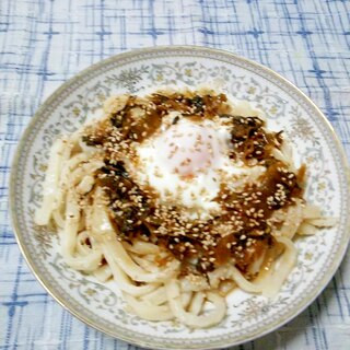 ☆温玉高菜うどん☆